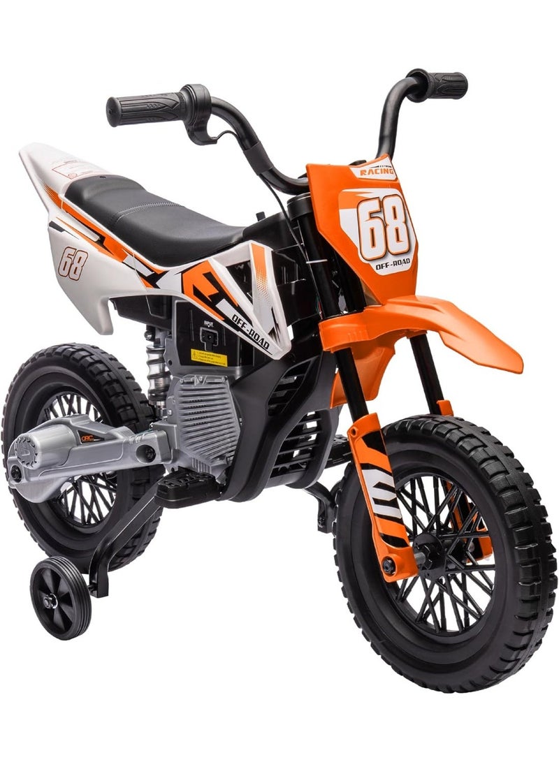دراجة نارية "إكستريم ريسينغ" (Extreme Racing) رقم 68، بجهد 12 فولت، لون برتقالي، طراز JT5006 - Image 4