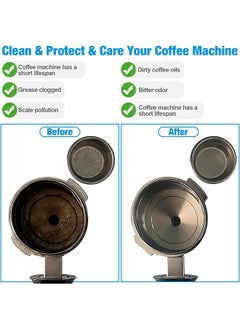 oradess 50PCS All-Purpose Espresso Machine And Coffee Maker Cleaning Tablets Also Works For Water Bottle Coffee Cup Stainless Steel Cup Kettle Limescale Removal  - Image 5