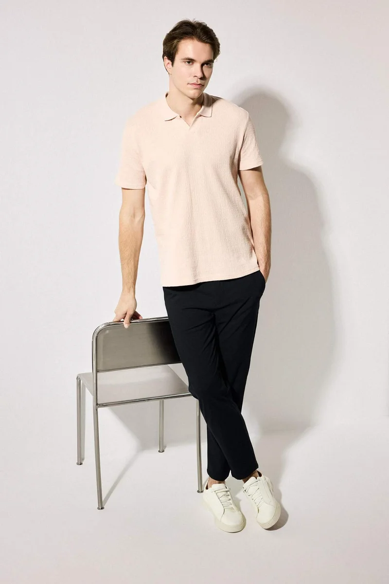 DeFacto Regular Fit Short Sleeve Polo T-Shirt