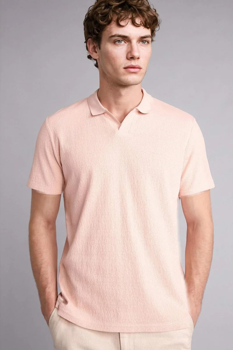 DeFacto Regular Fit Short Sleeve Polo T-Shirt