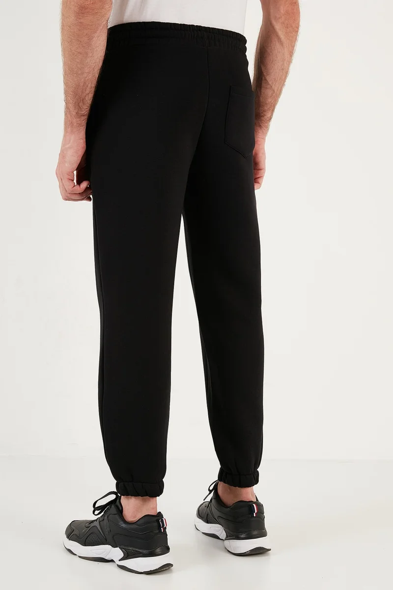 Buratti Cotton Regular Fit Normal Waist Elastic Leg Pocket Sweatpants Men's Sweatpants 59080153W4