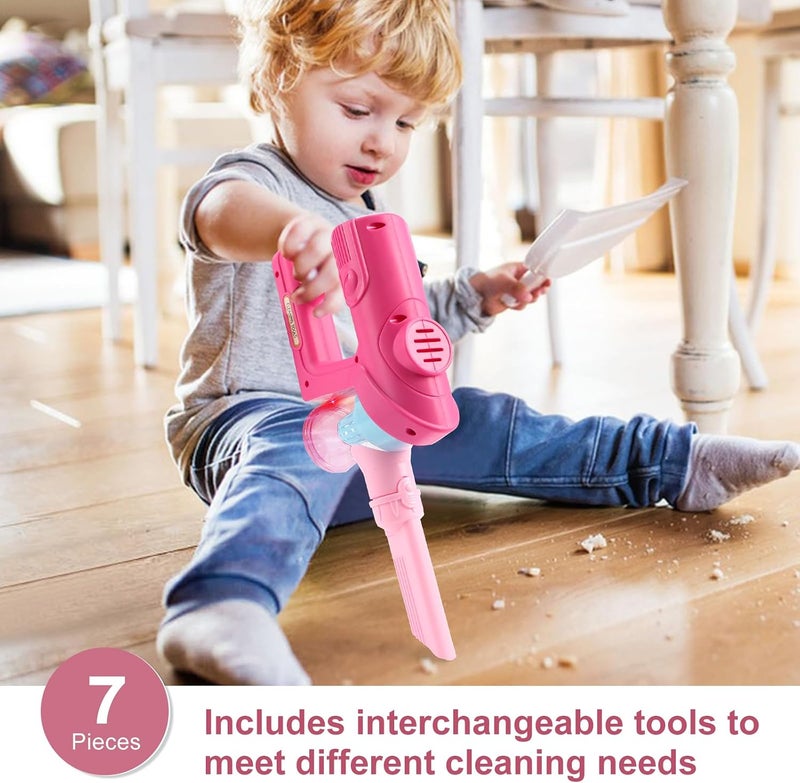 Jenilily Kids Vacuum Cleaner Toy for Toddlers - Toy Vacuum Set Pretend Role Play Household Toys with Sound Effects for Age 3+ Boys Girls Learning Toys Birthday - Image 5