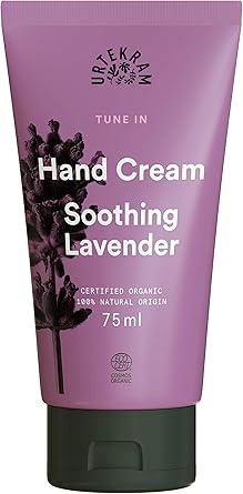 Urtekram Hand Cream Soothing Lavender All Skin Types 75 ml Vegan Organic Moisturizing Natural Origin - Image 1