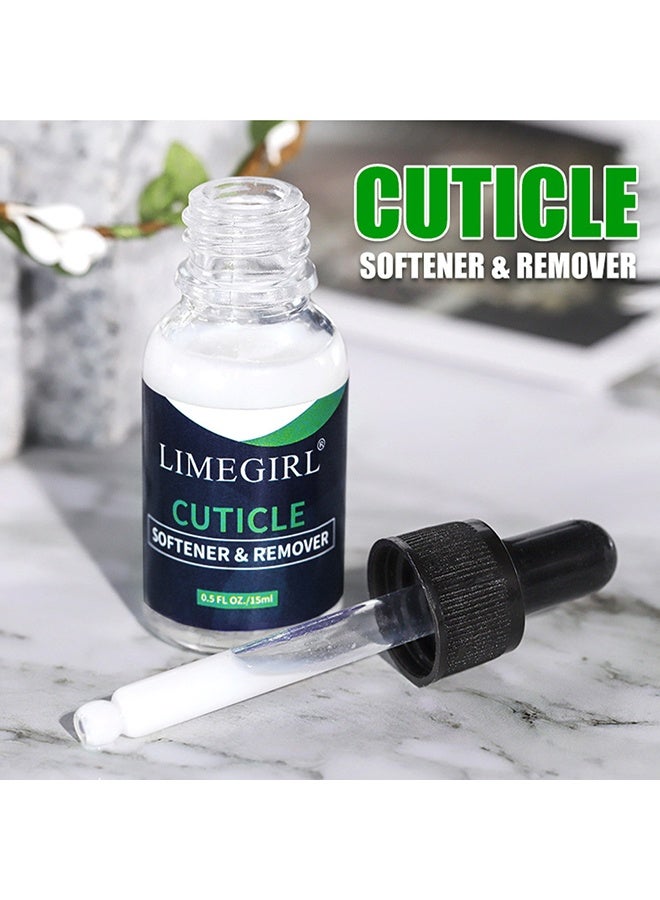 LIMEGIRL Cuticle Softener & Remover, Remove Nail Cuticles, Professional Pedicure & Manicure Nail Cuticle Repair Care Treatment - Instantly Removes Dead Skin 15ml - Image 2