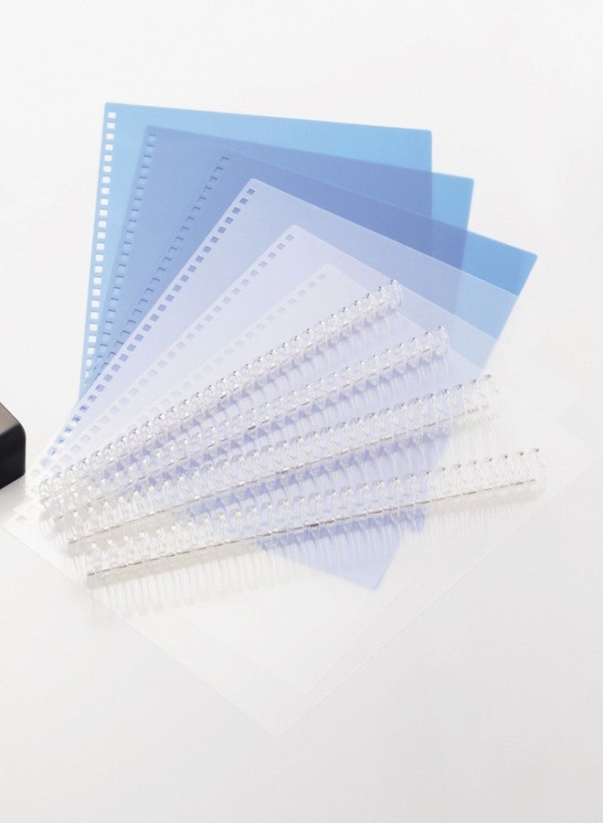 LIHIT LAB رابط ربط حلقي ملتوي من Lihit Lab N1821 مقاس A4 34 فتحة، 4 قطع - Image 2