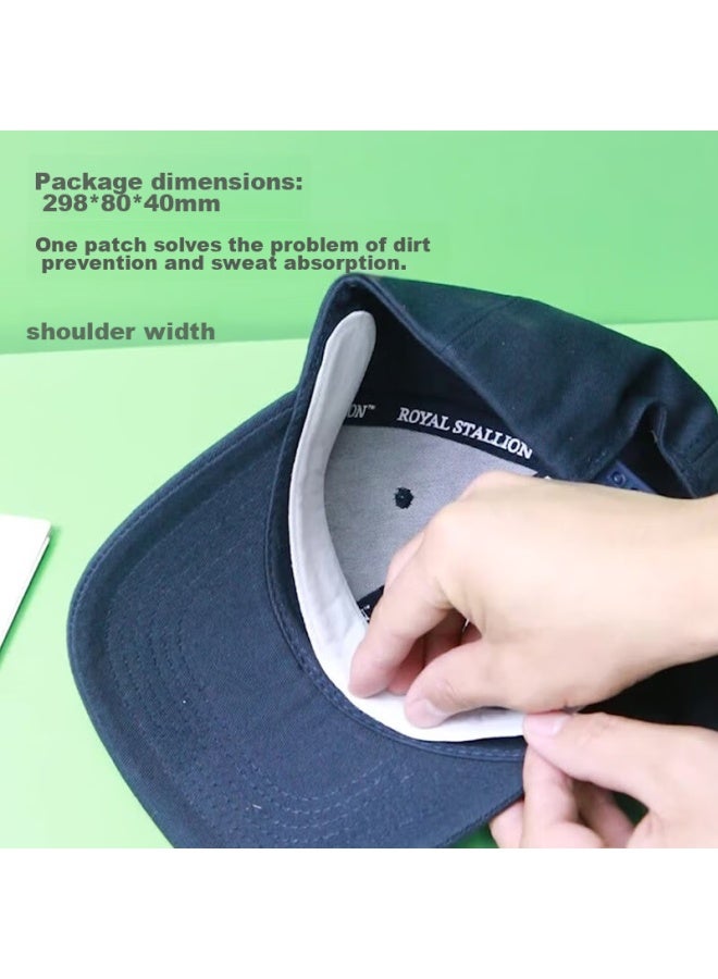 Forty thousand kilometers 40,000 Km Cap Anti-dirt Inner Lining, Cap Edge Collar Sweat-absorbing Sticker, Reduces Head Circumference, Military Training Disposable Cap Pad, Sweat-proof Sticker Sw9526 - Image 2