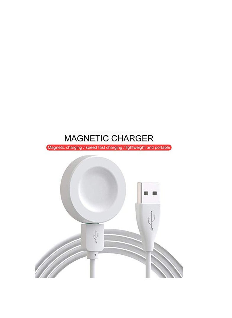 Watch Replacement Wireless Charging Dock for with Huawei Watch 3/3 Pro, USB Charger 100cm - White  - Image 2