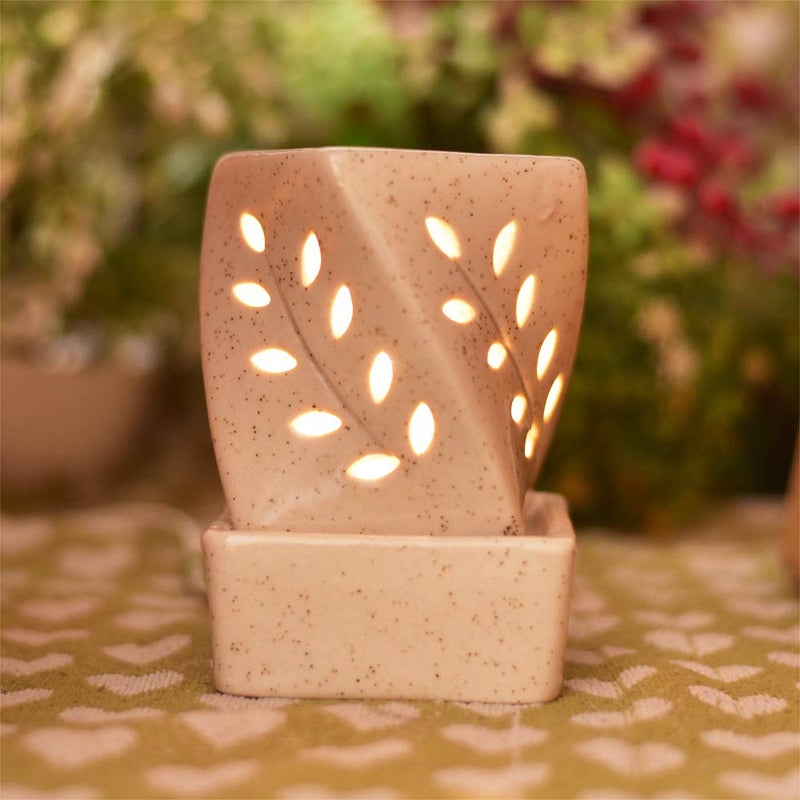 Jetwals Ceramic Electric Aroma Oil Diffuser Natural Air Freshener with Fragrance for Home Electric Diffuser