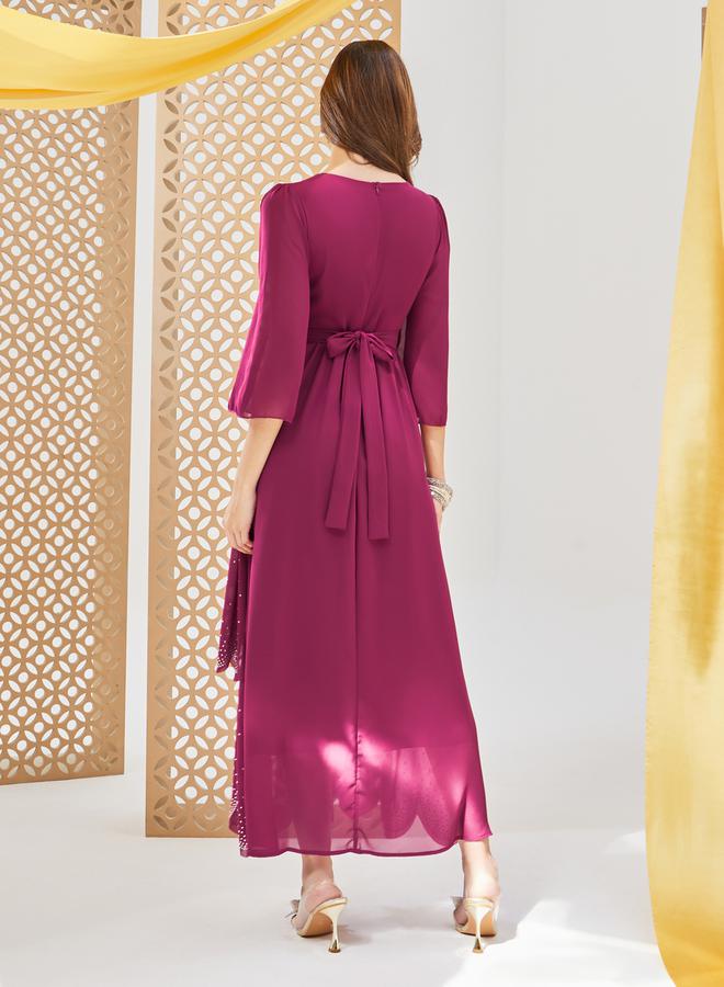 Styli Tiered Chiffon Dress  - Image 5