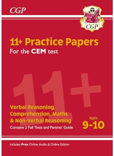 11+ CEM Practice Papers - Ages 9-10 (with Parents' Guide & Online Edition)