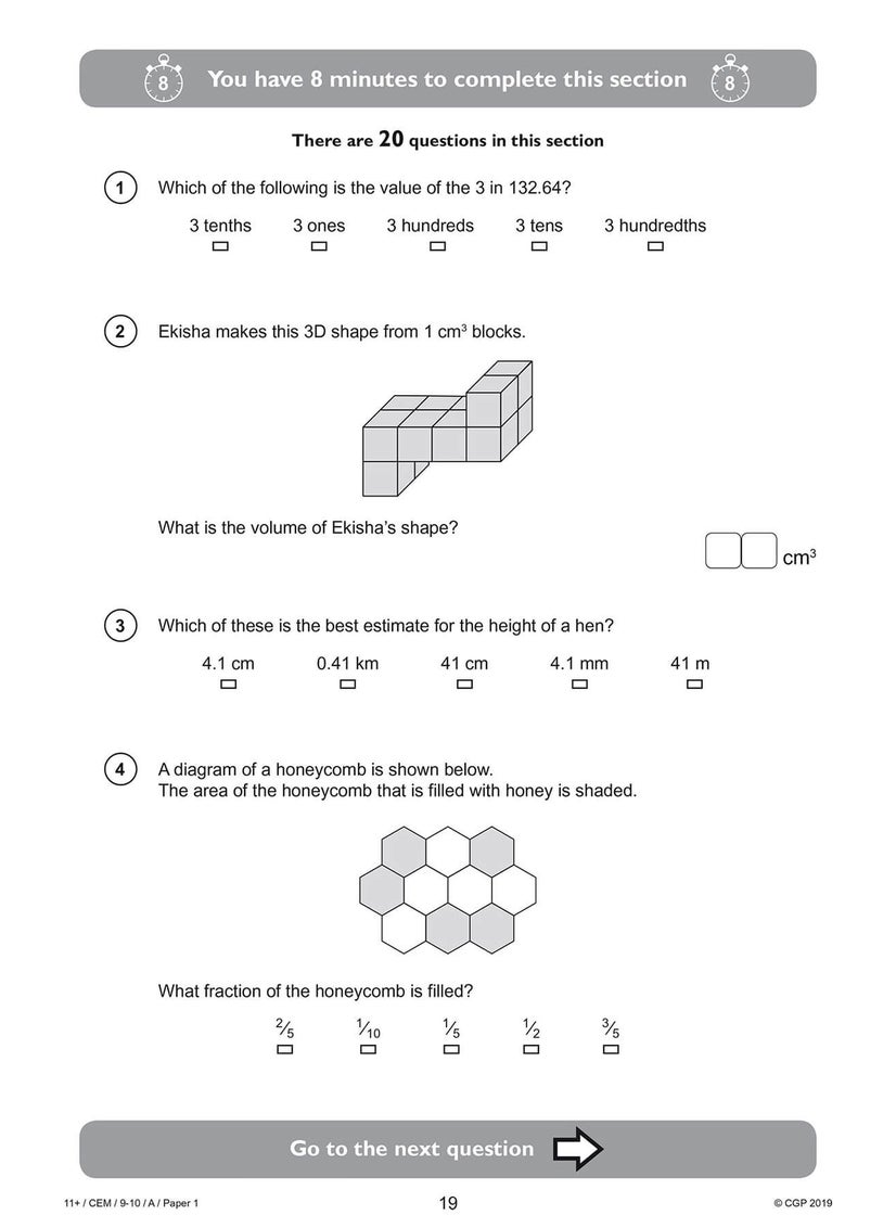11+ CEM Practice Papers - Ages 9-10 (with Parents' Guide & Online Edition)