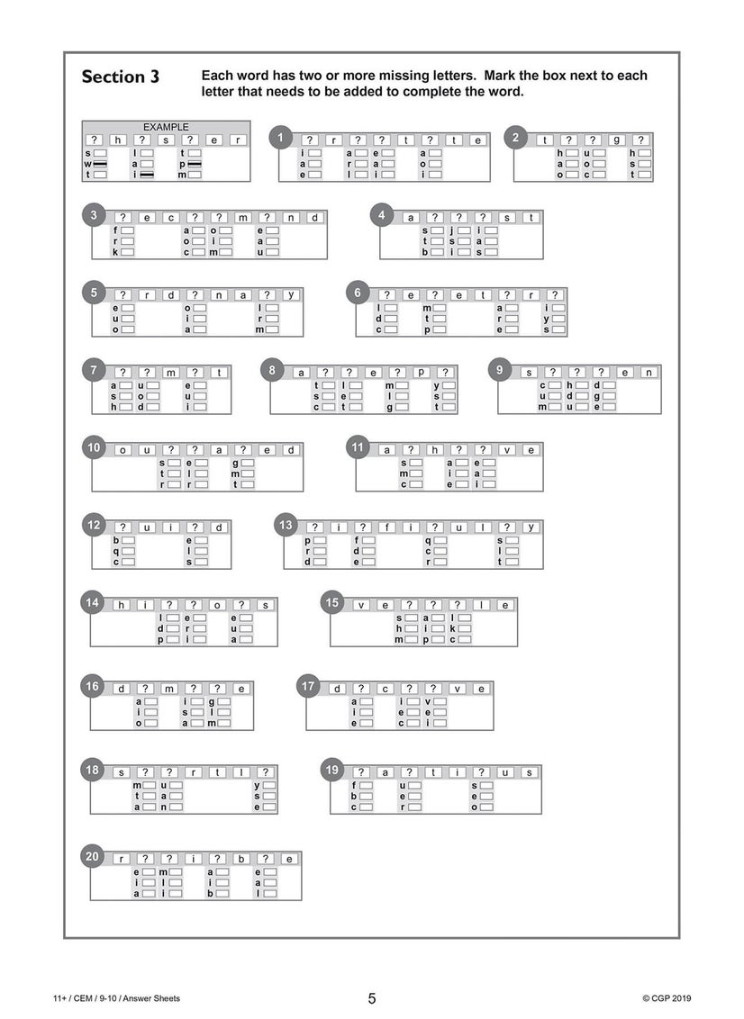 11+ CEM Practice Papers - Ages 9-10 (with Parents' Guide & Online Edition)