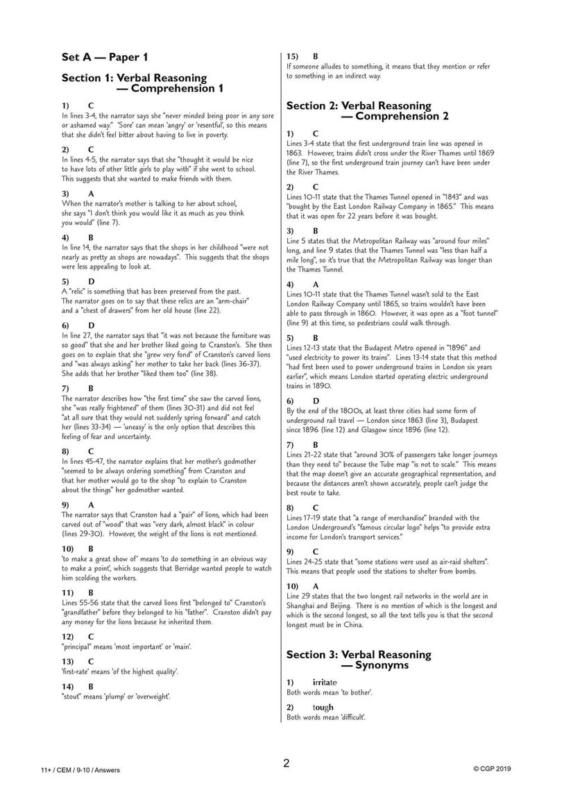 11+ CEM Practice Papers - Ages 9-10 (with Parents' Guide & Online Edition)