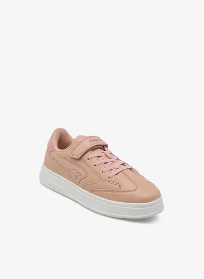 kangaROOS Girl's Panelled Sports Shoes with Hook and Loop Closure