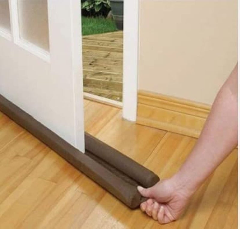 TECHNOVIBES Radiant™ Door Bottom Sealing Strip Guard for Home (Size- 39 inches) (Pack of 3) (Brown) - Image 1