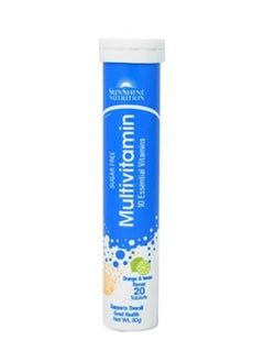 Sunshine Nutrition Multivitamins Effervescent Orange Lemon 20S Tabs