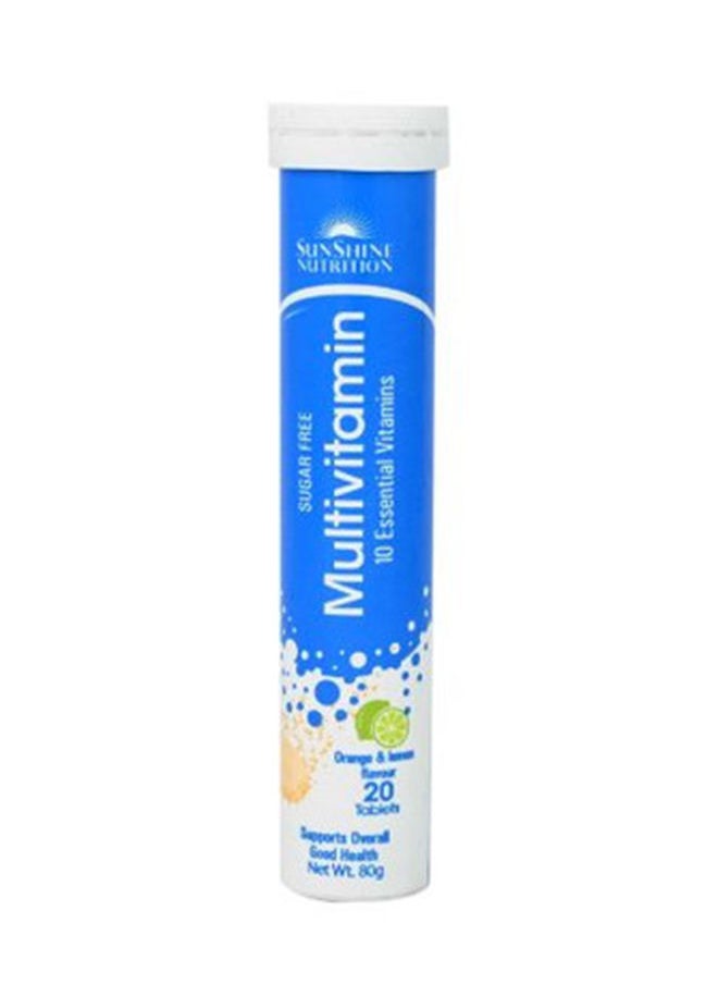 SUNSHINE NUTRITION - Sunshine Nutrition Multivitamins Effervescent Orange Lemon 20S Tabs - Image 1