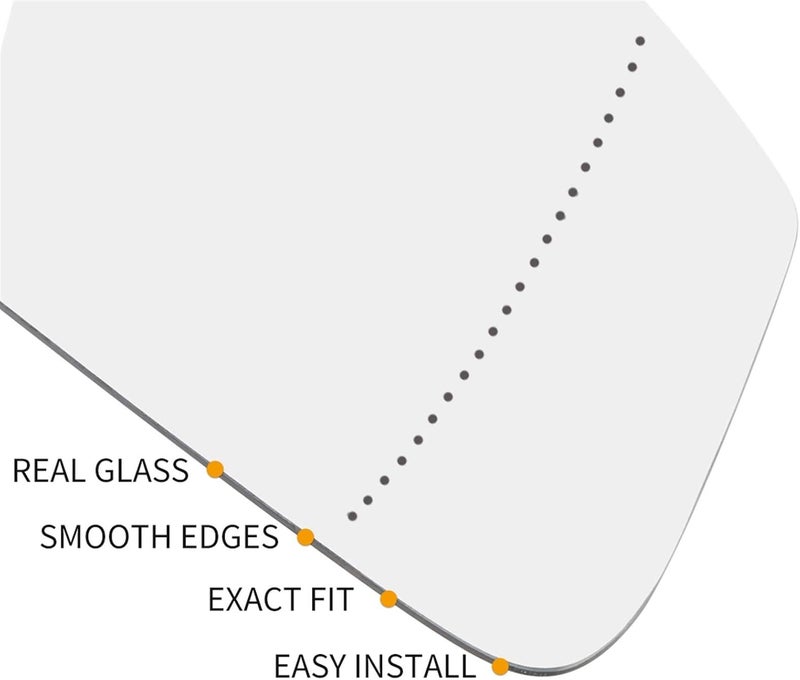 Wivplex Heated Side Mirror Glass for Volvo S80 S60 (2004-2006) - Image 4