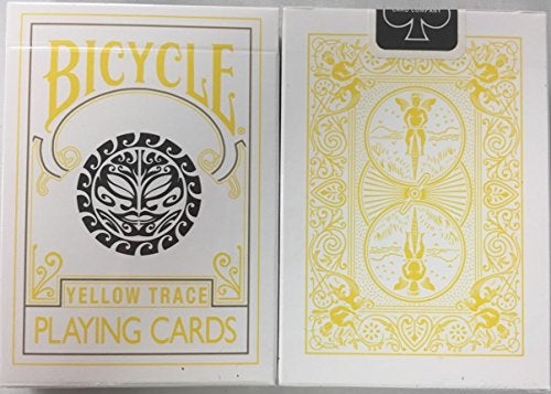 Bicycle USPC Bicycle Yellow Trace Playing Cards Sun Moon Design - Image 1