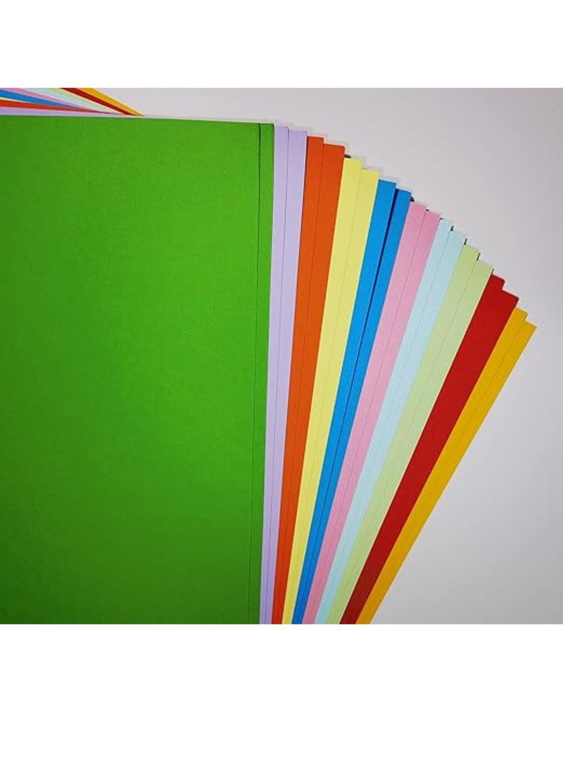 50 ورقة مقاس A4 ورق كريب متعدد الألوان - Image 2