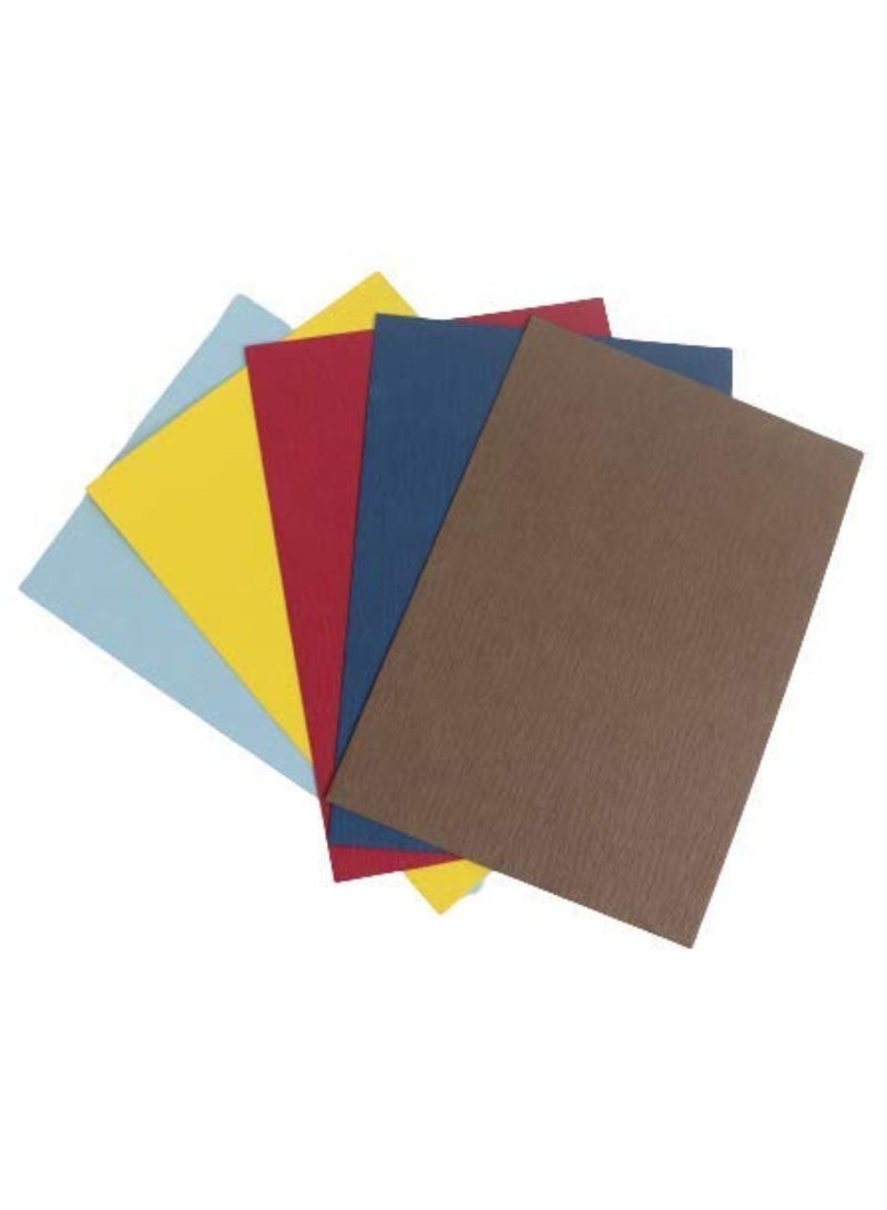 50 ورقة مقاس A4 ورق كريب متعدد الألوان - Image 3