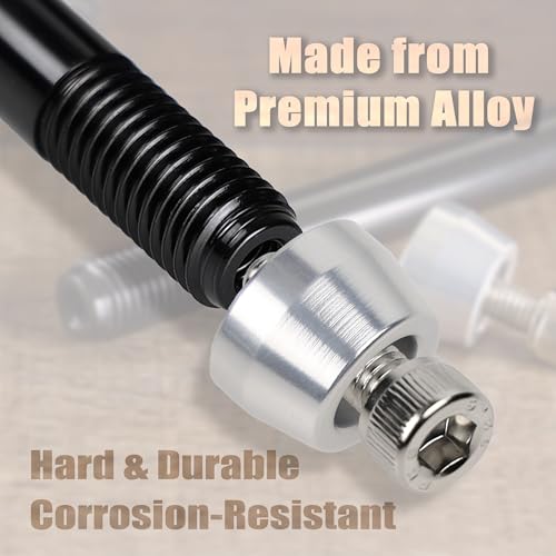 CyclingDeal Trainer Thru Axle - Bike Bicycle 12mm Rear Wheel Skewer for Indoor - Length 166mm to 178mm Boost -Thread Pitch: M12 x P1.5 - Spacers 2.5mm/6mm Included - Image 4