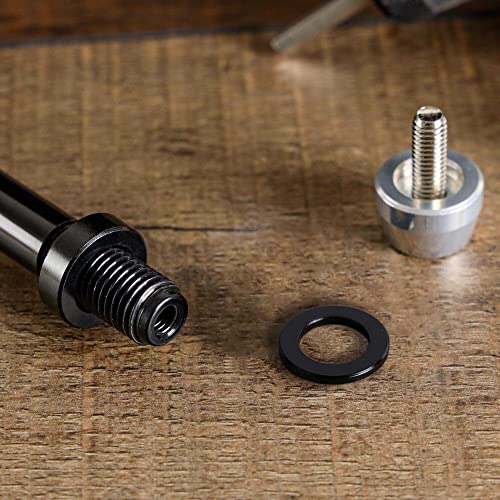 CyclingDeal Trainer Thru Axle - Bike Bicycle 12mm Rear Wheel Skewer for Indoor - Length 166mm to 178mm Boost -Thread Pitch: M12 x P1.5 - Spacers 2.5mm/6mm Included - Image 5