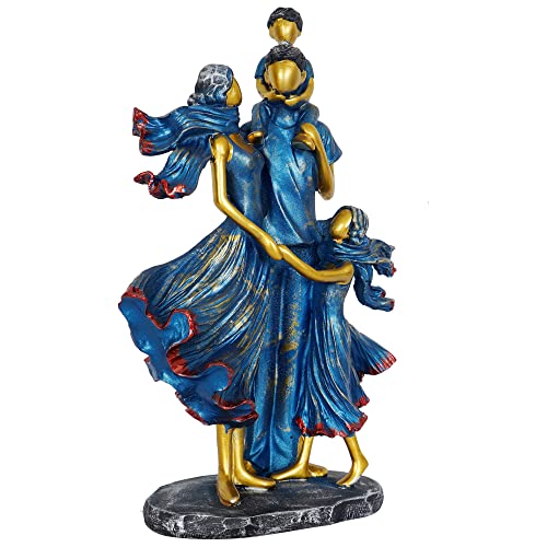 ZART Polyresin Family Couple Showpiece for Home Decor for Couple Gifts Item - Image 3