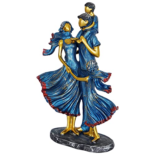 ZART Polyresin Family Couple Showpiece for Home Decor for Couple Gifts Item - Image 4