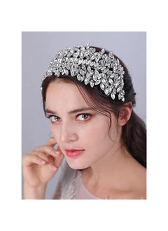 Crystal Bridal Headband Tiara Wedding Headpiece for Bride Wedding Hair Accessories for Women and Girls