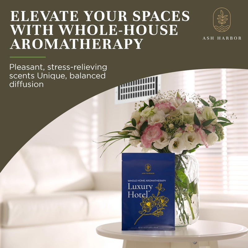 Ash Harbor Luxury Hotel Aromatherapy 4 Pack - Filter Fresh Whole Home Air Freshener System - HVAC Vent Freshener for Home AC - House Air Fresheners Smell Good for Office, & More by Ash Harbor - Image 3