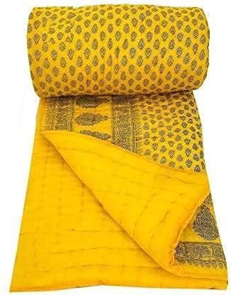 Kartik Fashion Rajasthani Traditionali Handmade Jaipuri Single RazaiQuiltBlanketac Comforter - Image 3