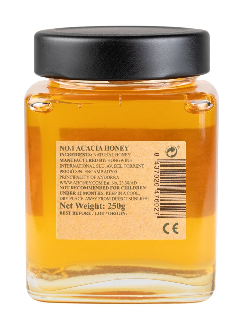 Le Souffle d'Adore Premium Acacia Honey 100% Natural in glass jar 250g | Le Souffle d'Adore - Image 3