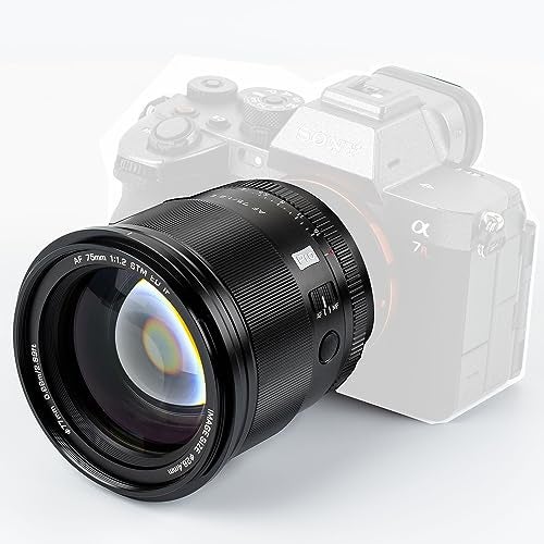 VILTROX عدسة VILTROX PRO 75mm f/1.2 E لعدسات سوني e-Mount لسلسلة سوني A7M/R/S A7Cc A9 A1 A6x00 Fs5 - Image 4