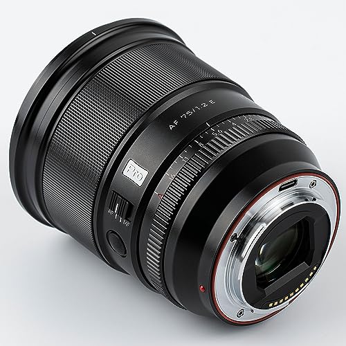 VILTROX عدسة VILTROX PRO 75mm f/1.2 E لعدسات سوني e-Mount لسلسلة سوني A7M/R/S A7Cc A9 A1 A6x00 Fs5 - Image 2