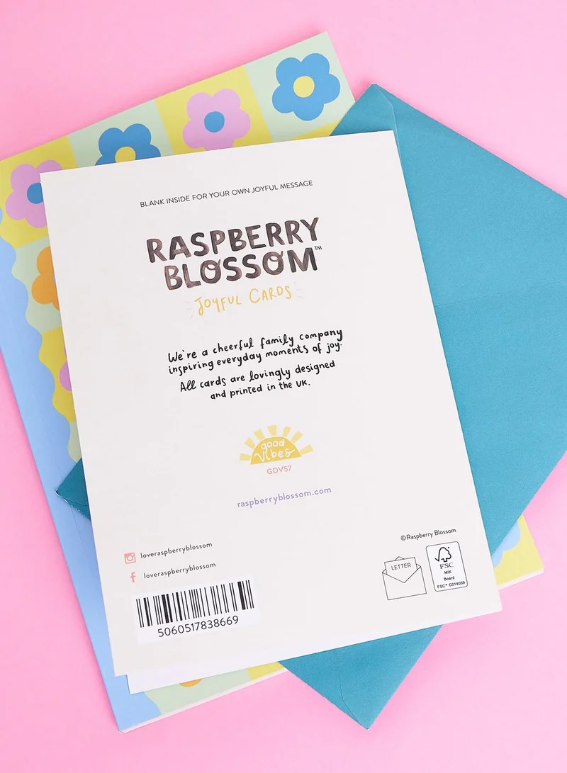 Raspberry Blossom Male Age 30 Year Card