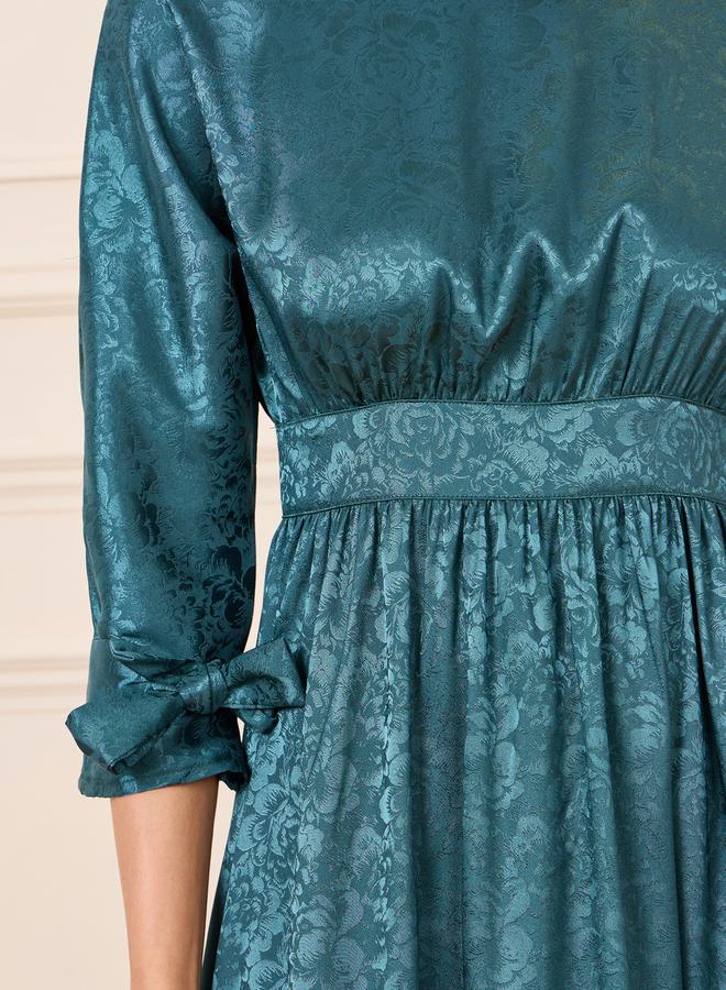 Styli Satin Midi Dress - Image 3