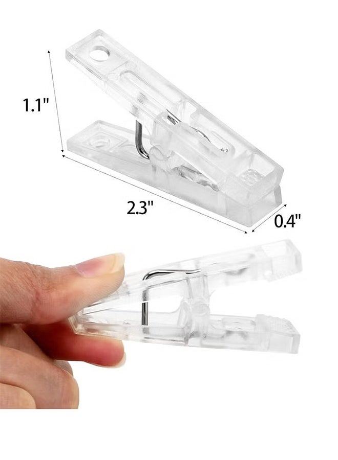 YJ 20 Pcs Plastic Beach Towel Clips Chair Clips for Towels Clothespins for Clothes - Image 2