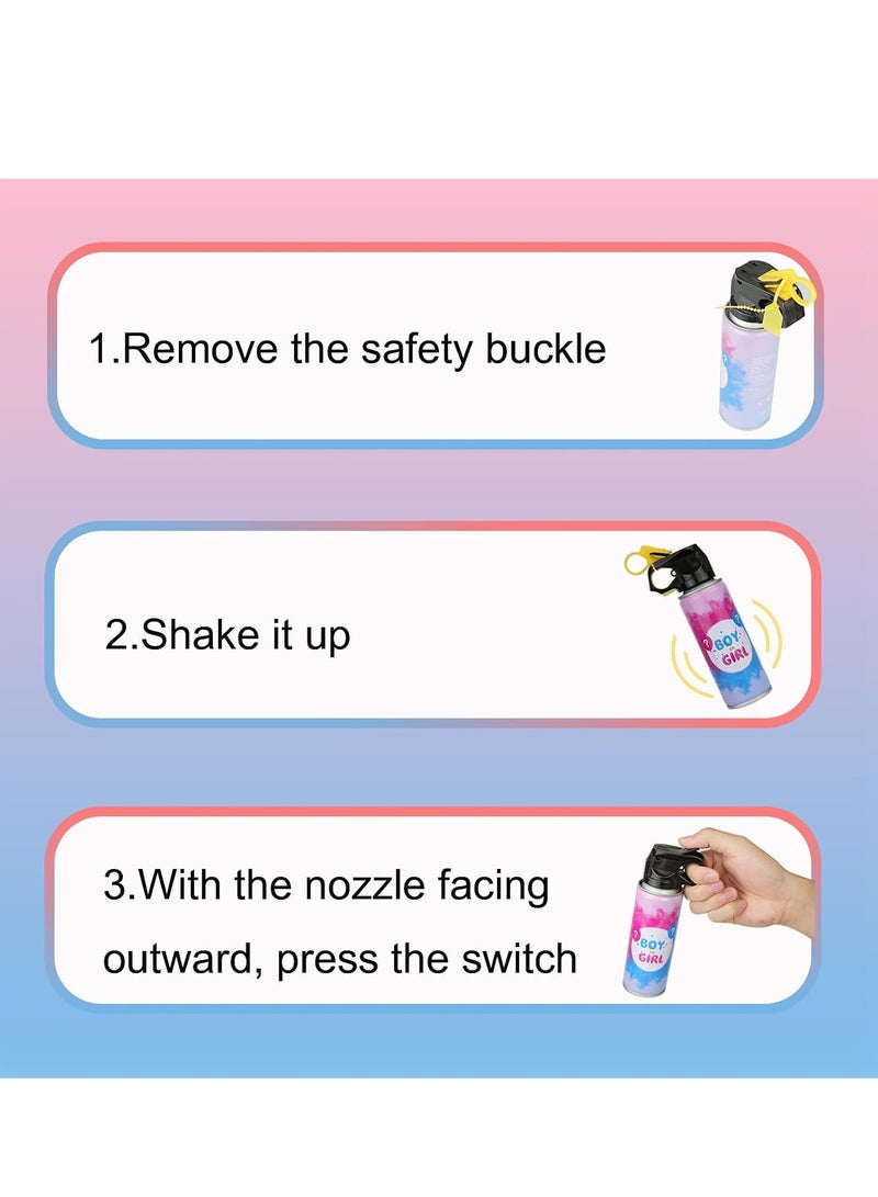 Gender Reveal Powder Spray For Baby Shower In Boy Blue - Image 4