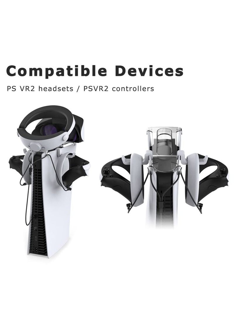 PS VR2 Accessories Storage Hook + TYPE-C Charging Cable for PSVR2 Headset PS VR2 Controller Bracket PS  VR2 Charging Cable 4PCS Set  - Image 2