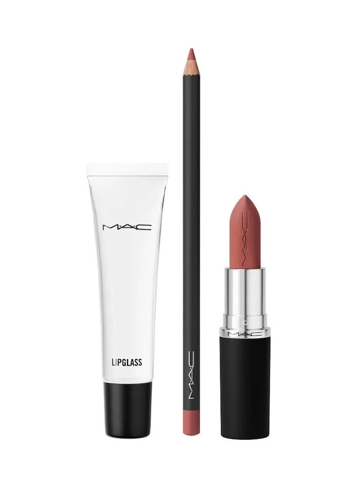 ماك كوزمتيكس Claim To Fame Lip Trio: Velvet Teddy, Savings 36%