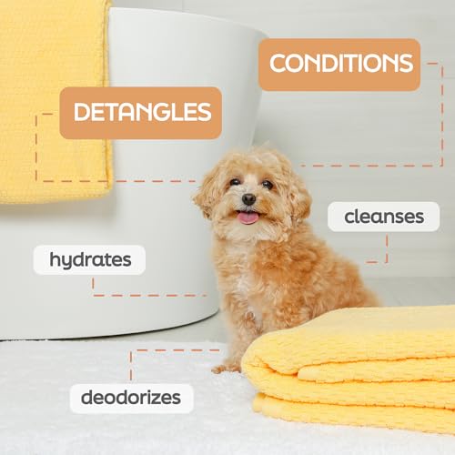 Hartz True Coat Curly or Wavy Coat Specific Dog Shampoo, Detangles & Conditions with Oat Milk, Coconut Oil & Shea Butter - Image 3