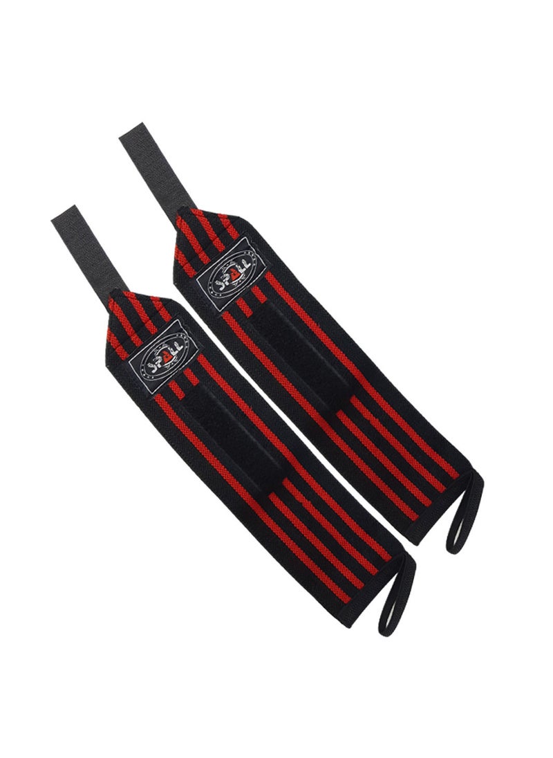 Spall Wrist Supporter for Gym Wrist Band for Men Gym & Women with Thumb Loop Straps - Wrist Wrap Gym Accessories for Men Hand Grip & Wrist Support Sports Straps for Gym  - Image 1
