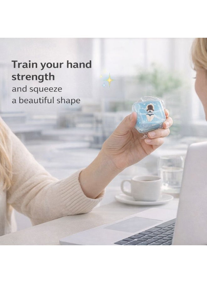 Whimsy Pool Party Squeeze Fun Creative Toy - Viral Hit Maltose Stress Relief Gift Sensory Play, Anxiety Relief, Non-Toxic Squeeze Blocks, Pressure Releaser, Emotional Release For Kids and Adults - Image 3