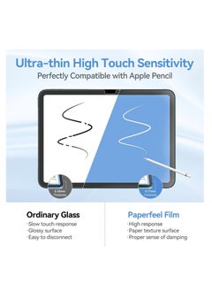 Generic 2Packs Paper-Feel Screen Protector for iPad Pro 13 inch M4 2024 and iPad Air 13 inch M2 2024/iPad Air 13 inch M3 2025, Anti-Glare Matte PET Anti Reflection Film, Write and Draw Like on Paper  - Image 3