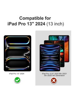 Generic 2Packs Paper-Feel Screen Protector for iPad Pro 13 inch M4 2024 and iPad Air 13 inch M2 2024/iPad Air 13 inch M3 2025, Anti-Glare Matte PET Anti Reflection Film, Write and Draw Like on Paper  - Image 4