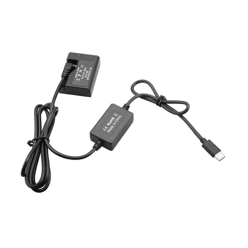 Dr-E10 Dc Coupler: Black Ce Certified Usb Power Kit - Built-In High-Quality Ic Chips, Uninterrupted Power Supply For Rebel T7 T5 T3, Kiss X50 X70, 1100D 1200D 1300D 1500D 2000D Cameras For Long-Term I - Image 4
