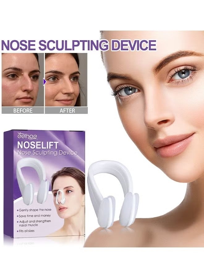 EELHOE Noselift Nose Sculpfing Device, With 10 Minutes Of Daily Use, Takes On Loose Cartilage And Skin On The Nose's Tip, Giving You A Firmer And More Youthful Appearance, Comfortable And User-Friendly - Image 2