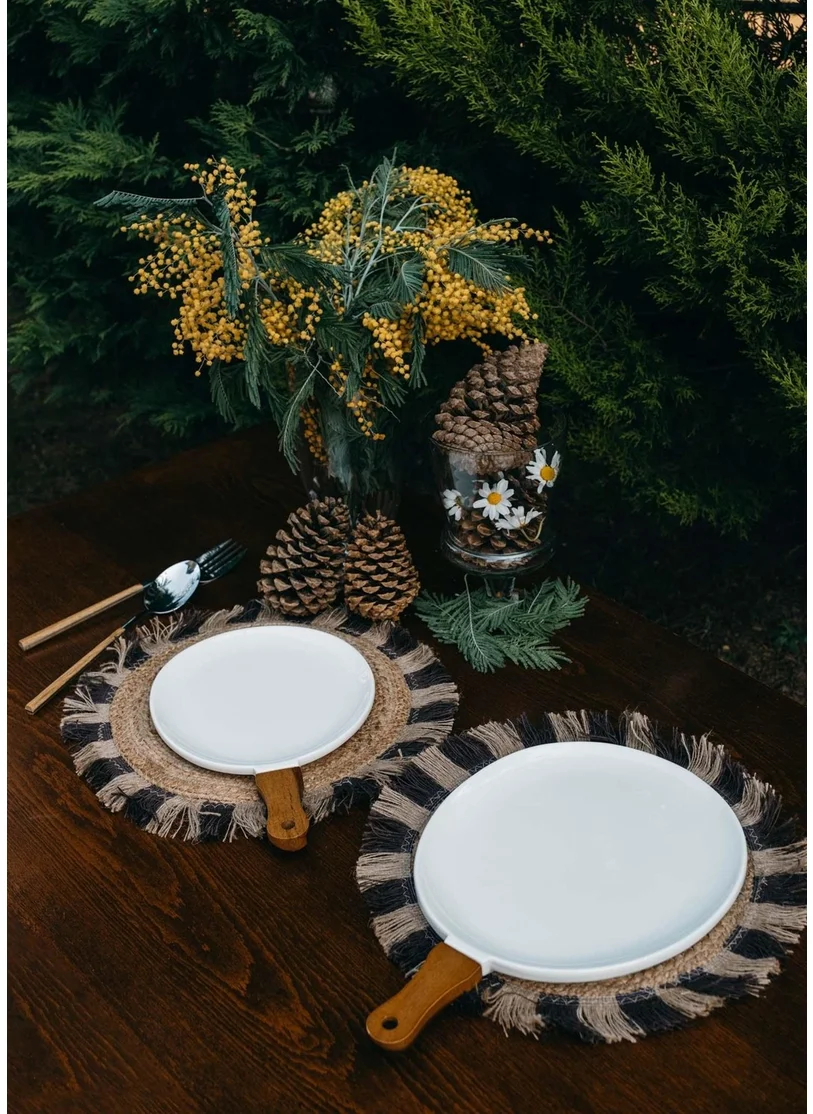 THE MIA Woody Porcelain Service 40 X 26 Cm