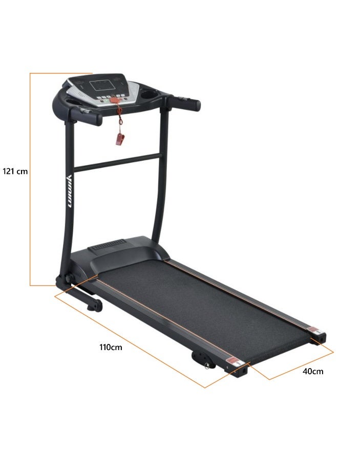 Altis Fitness AL6069A 1.5hp Continue 3 Hp Peak Automatic Motorised Treadmill for Home Use | Speed-10Km/Hr | Max User Weight 90 Kg | Manual Incline | Installation Video Assistance | Warranty 1 Year Running belt| W400xL1100mm - Image 4